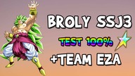 DOKKAN BATTLE EZA SSJ3 BROLY TEST TEAM NA EXTREME Z BATTLE I PURE SAIYAN KATEGORIA