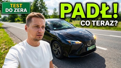 LEXUS RZ: Rozładowałem samochód elektryczny DO ZERA...   Ile przejedzie na zerze?