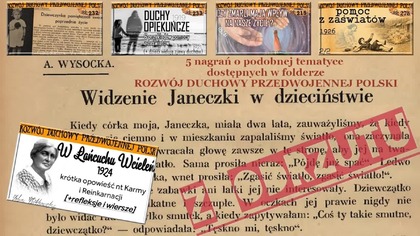 [291] Z odrzutu: Dziecko pamiętające Zaświaty (1928) A Wysocka (Agni P. )