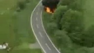 Eksplozja pędzącego samochodu