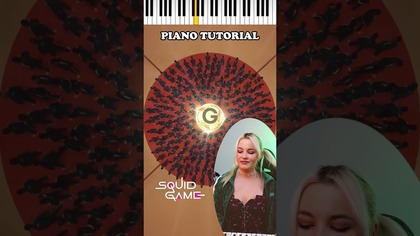 SQUID GAME | PIANO TUTORIAL #minglegame