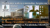 Posiedzenie nadal ONLINE ! Komisji Rady Miejskiej w Dąbrowie G&oacute;rniczej ds.  WNIOSK&Oacute;W i