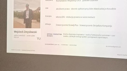 Wystąpienie Pana Zmysło!