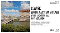 Wiosenny widok na Starą Motławę, Wyspę Spichrzów oraz Most Motławski - Gdańsk - Świat za oknem #1