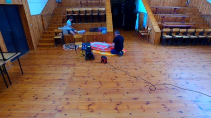 Przygotowywanie nagród na markuszowskie XXII Biegi Uliczne