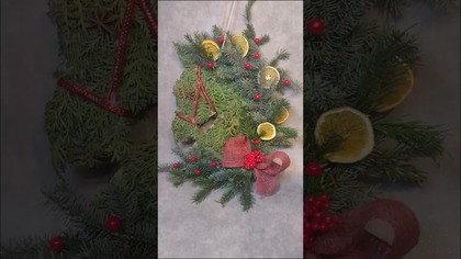 KOŃ Z GAŁĄZEK z kanału @diy_art_ideas #shorts #diy #christmas