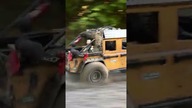 1/10 Rc Car Defender vs Tires #shorts #rccar