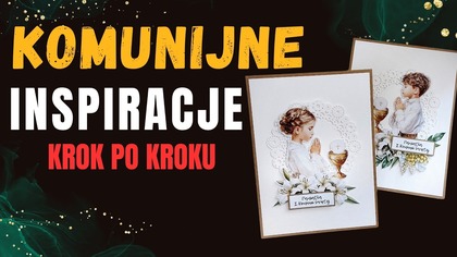 Minimalistyczne kartki komunijne | Delikatne i eleganckie kartki DIY
