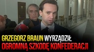 Krzysztof Bosak: Grzegorz Braun wyrządził ogromną szkodę Konfederacji