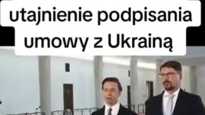 1376 Donald Tusk pod Trybunał Stanu za utajnienie podpisania umowy z Ukrainą.  - facebook. comreel (1)