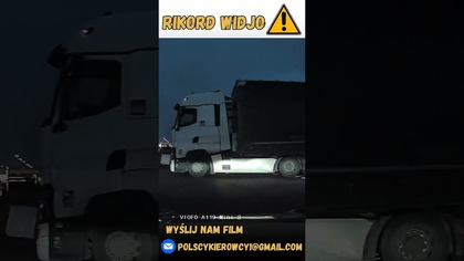 Tirowiec wymusza pierwszeństwo na rondzie #rikordwidjo #policja #polska #shorts