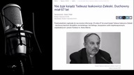 Ksiądz Tadeusz Isakowicz-Zaleski nie żyje (09.01.2024)