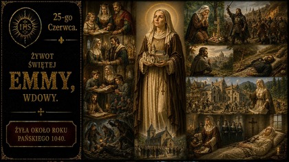 Historia św.  Emmy - od wielkiego cierpienia do wielkiej świętości (25 czerwca)