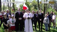 BRAUN POD POMNIKIEM ZBRODENIARZY UPA W HANIEBNEJ SPRAWIE!