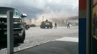 Meksykańskie siły specjalne doganiają samochód dilerów narkotyków +18