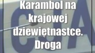 Karambol na krajowej dziewiętnastce.  Droga Lublin-Lubartów zablokowana