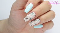Florar nails art tutorial / Charbonne
