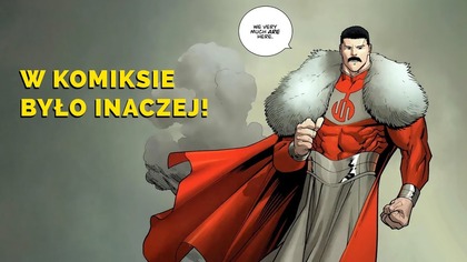 zmiany w serialu względem komiksów