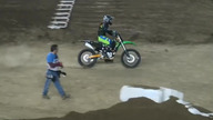 Niecodzienna sytuacja podczas zawodów motocrossowych