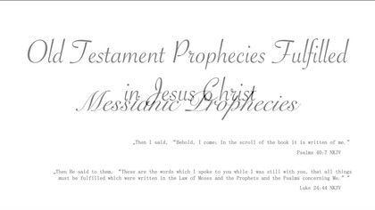 MESSIANIC PROPHECIES 2