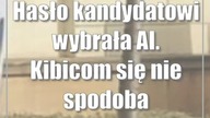 Hasło kandydatowi wybrała AI.  Kibicom się nie spodoba