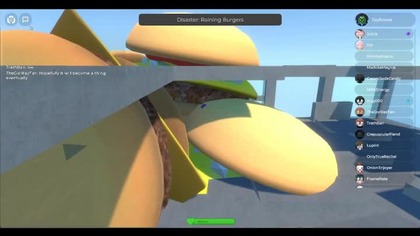 My avatar disappeared under the hamburgers #polytoria #games #game #Short #Shorts #Lmao
