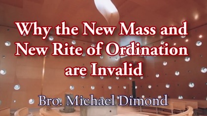 Dlaczego nowa Msza i nowy ryt święceń są nieważne