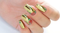 Golden nails / Allepaznokcie