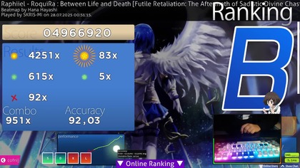 osu random play  #112 | RoquiRa : Between Life and Death | 9,05* [OSU!TAIKO]