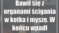 Miał do odsiedzenia wyroki za rozbój i przestępstwa narkotykowe.