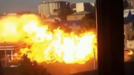 Wybuch pożaru na stacji benzynowej - LPG