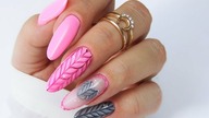 Sweater nails art tutorial / Allepaznokcie Molly Lac