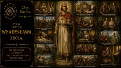 Historia św.  Władysława - króla, który bardziej cenił Boga niż władzę (27 czerwca)