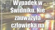 Wypadek w Świdniku.  Nie zauważyła człowieka na przejściu