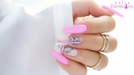 Delicate flowers nails art tutorial step by step / Eveline Cosmetics