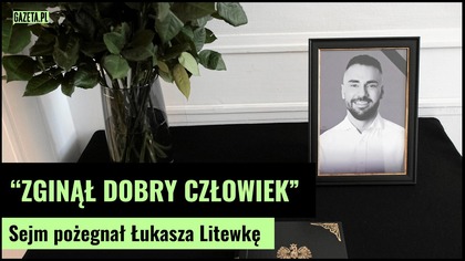 Czarzastemu zadrżał głos.  Tak pożegnał Łukasza Litewkę