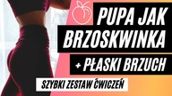 BRAZYLIJSKIE POŚLADKI - SZYBKI TRENING W DOMU NA KRĄGŁE POŚLADKI, PŁASKI BRZUCH, SZYBKI METABOLIZM