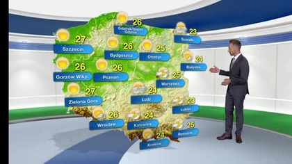 Prognoza pogody na TVN Meteo (19. 08. 2025)