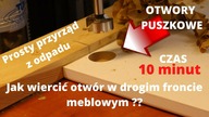Przyrząd do wiercenia otworów pod zawiasy puszkowe ZA DARMO !!! W 10 minut!!!!