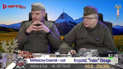 Telefoniczny Czwartek + czat.  Czw.  26. 2. 2026r.  W.  Olszański, M.  Osadowski Rodacy Kamraci NPTV.pl