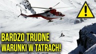 AKCJE RATUNKOWE W TATRACH! TRAGICZNY BILANS POCZATKU ZIMY W GÓRACH