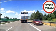 Zawrócił na S7 i jechał pod prąd.  Kierowca dostawczaka uniemożliwił dalszą jazdę #644 Wasze Filmy
