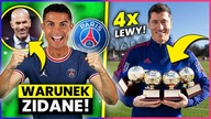 SZOK...  Zidane POSTAWIŁ ULTIMATUM PSG! Muszą ŚCIĄGNĄĆ Ronaldo! Lewandowski NAJLEPSZY w 2021 roku!