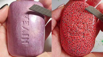 Soap Carving ASMR Relaxing Sounds no talking Satisfying ASMR Video