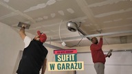 Sufit podwieszany w garażu