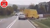 Awaria hamulców w osobówce? Kierowca nie zdołał się zatrzymać.  STOP PIRAT