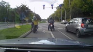 Dziwne zachowanie kierowcy Mercedesa