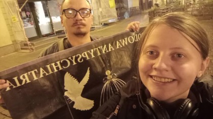 Protest Narodowej Antypsychiatrii w Toruniu.