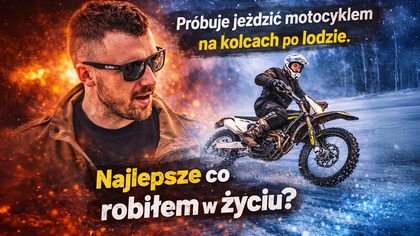 ILE RAZY LEŻAŁEM? Pierwsze upalanie motocykla na kolcach po LODZIE!