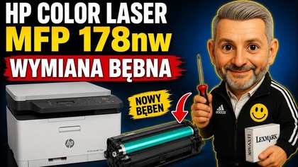 HP Color Laser MFP 178nw Wymiana bębna